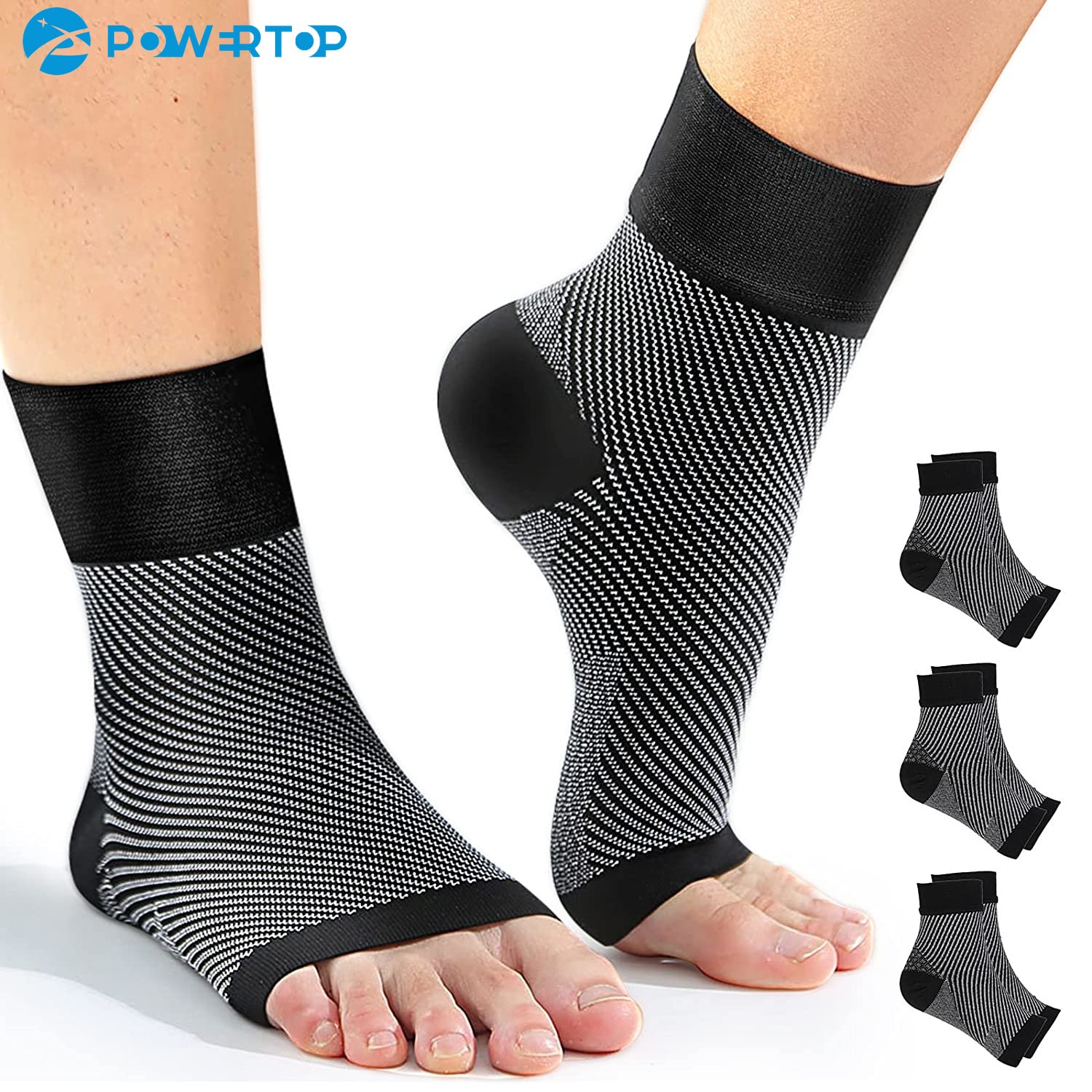 Ankle Brace Sock - 1 paire de chaussettes de Compression