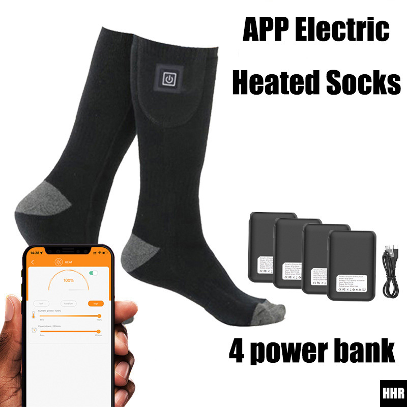 Thermal Sock Winter - Chaussettes chauffantes à commande intelligente par