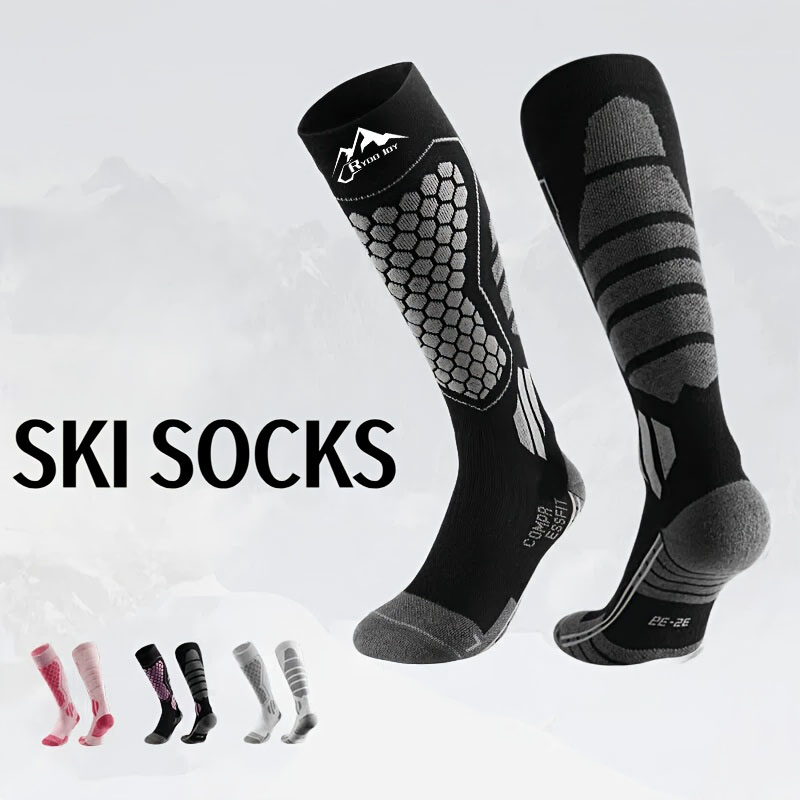Thermal Sock Winter - Chaussettes de ski unisexes épaisses, thermiques,