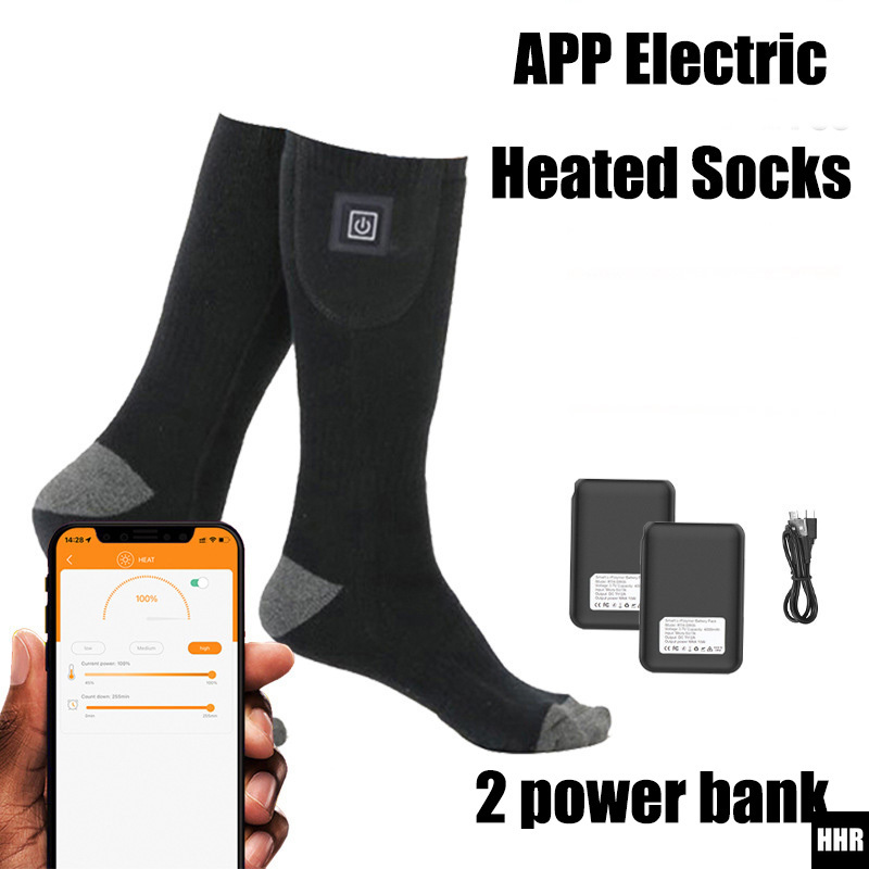 Chaussettes chauffantes à comm - Thermal Sock Winter avis et prix